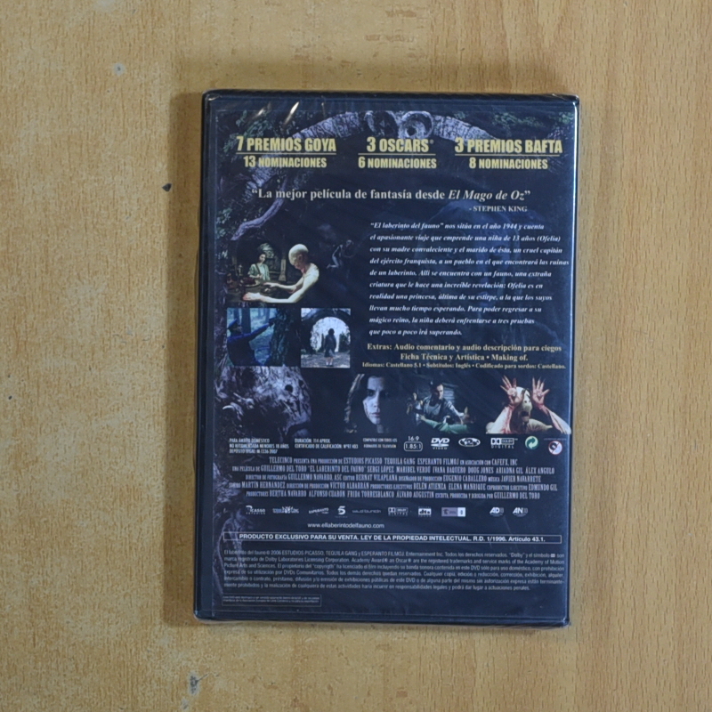 EL LABERINTO DEL FAUNO - DVD