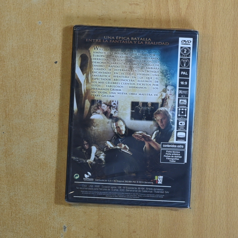 EL SECRETO DE LOS HERMANOS GRIMM - DVD