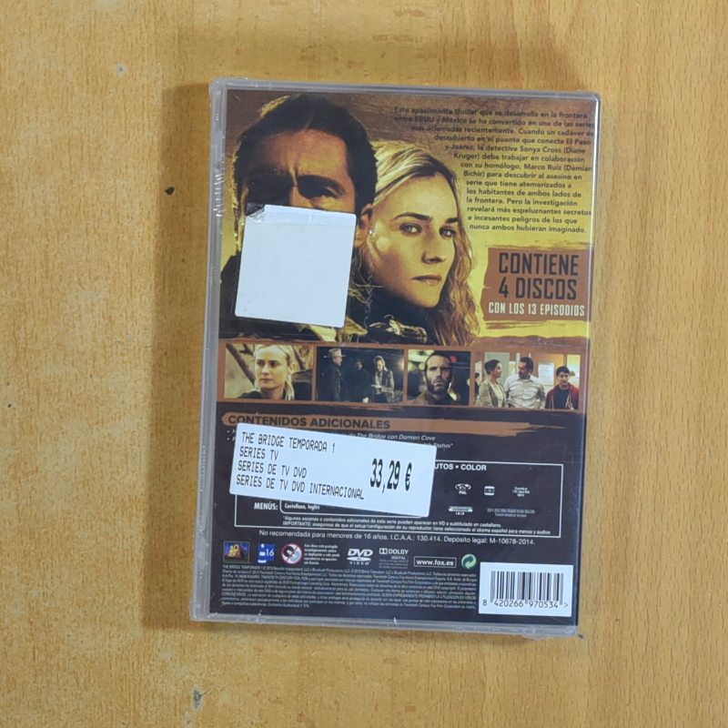 THE BRIDGE - PRIMERA TEMPORADA - DVD