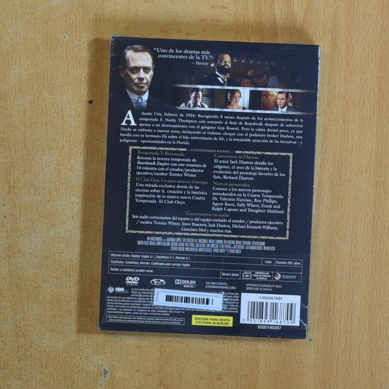 BOARDWALK EMPIRE - CUARTA TEMPORADA - DVD