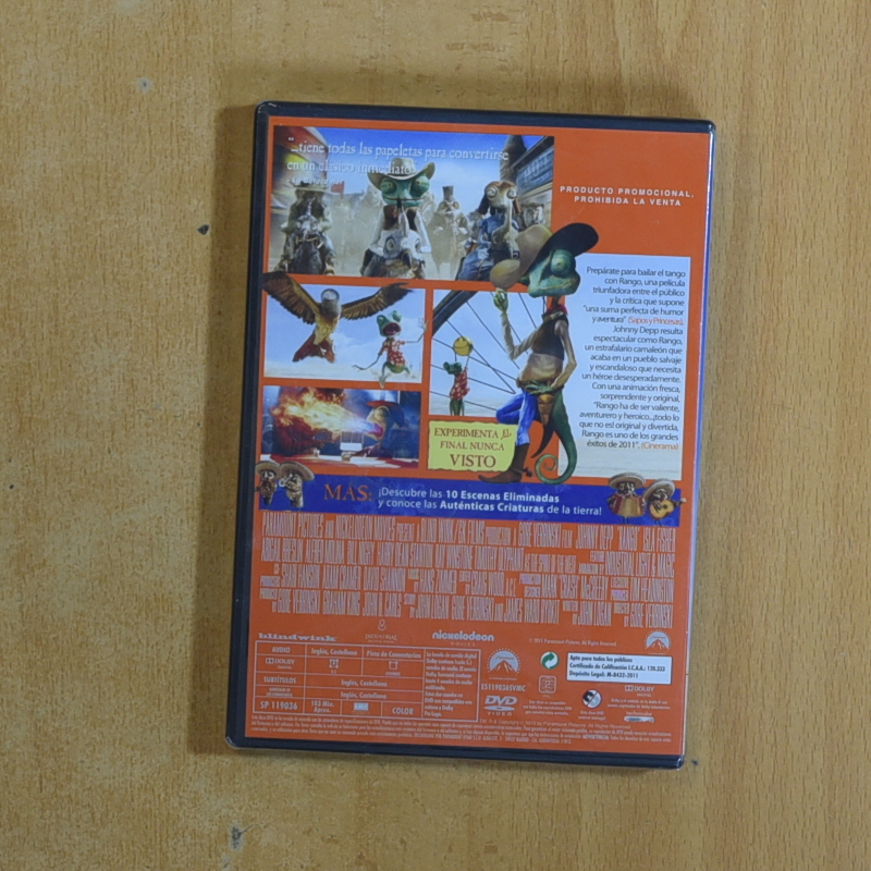 RANGO - DVD