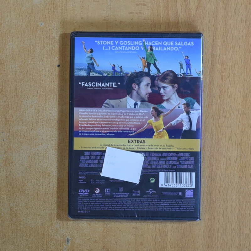 LA LA LAND LA CIUDAD DE LAS ESTRELLAS - DVD