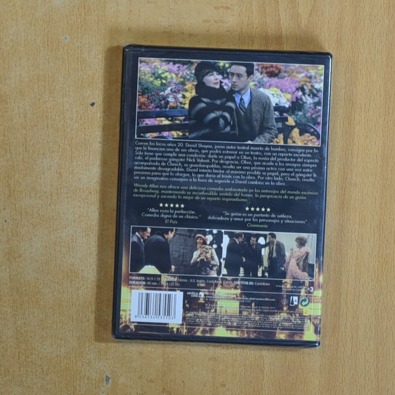 BALAS SOBRE BROADWAY - DVD