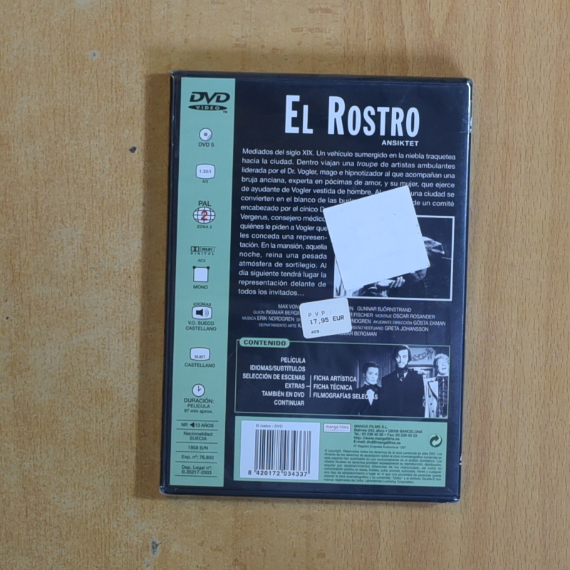EL ROSTRO - DVD