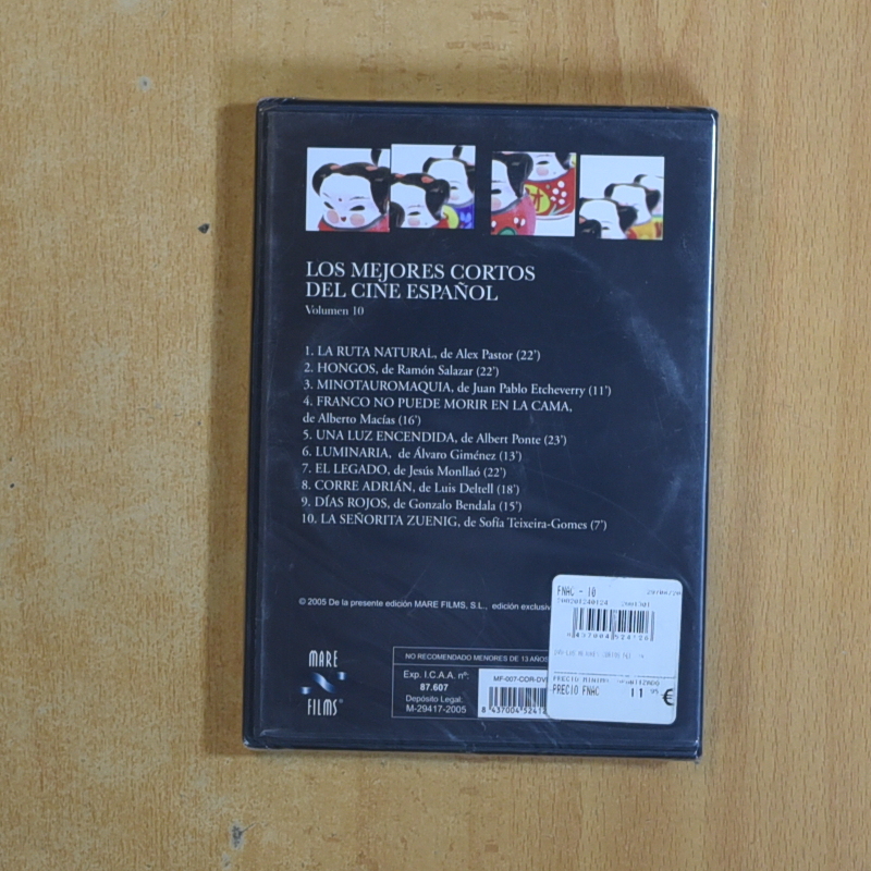 LOS MEJORES CORTOS DEL CINE ESPAï¿½OL VOLUMEN 10 - DVD