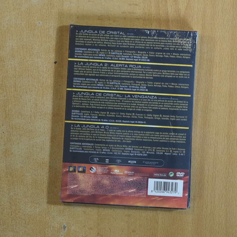 JUNGLA DE CRISTAL LA SAGA COMPLETA - DVD