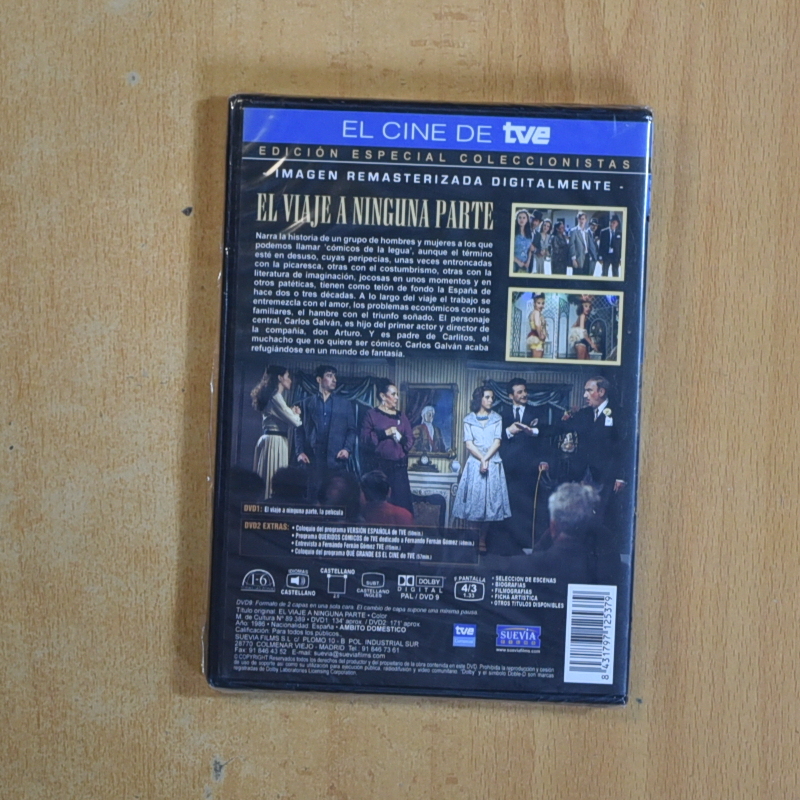 EL VIAJE A NINGUNA PARTE - DVD