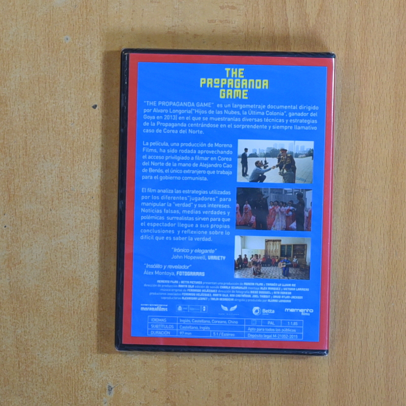 THE PROPAGANDA GAME - DVD