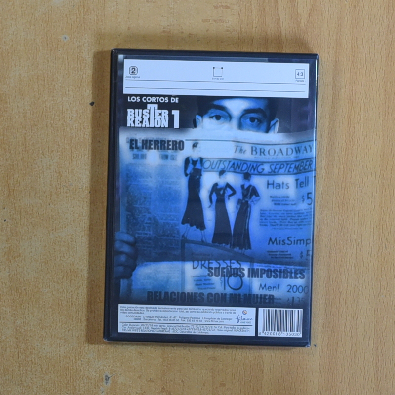 LOS CORTOS DE BUSTER KEATON 1 - DVD