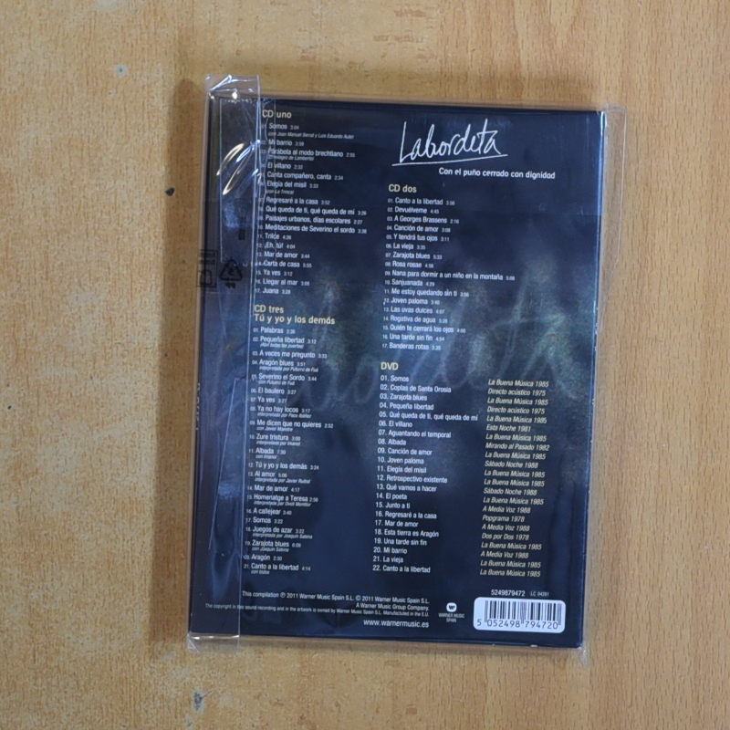 LABORDETA CON EL PUï¿½O CERRADO POR DIGNIDAD - DVD