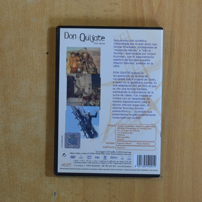 DON QUIJOTE - DVD