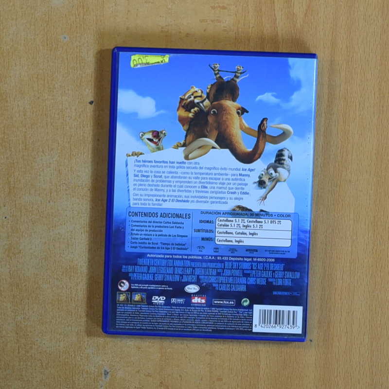 ICE AGE 2 EL DESHIELO - DVD