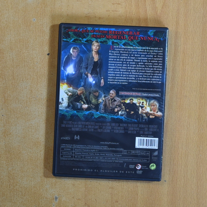 ANACONDA 4 - DVD