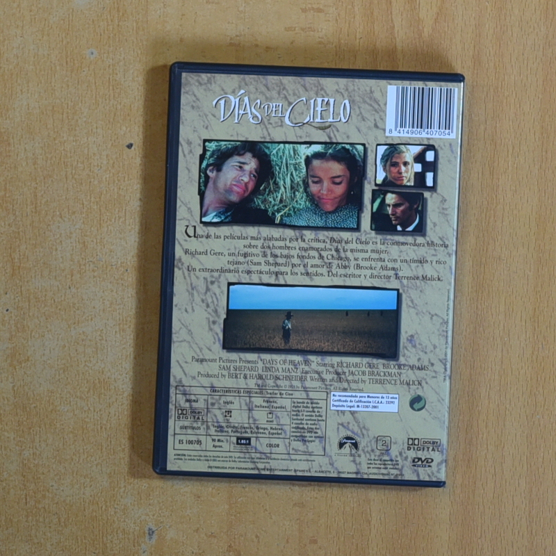 DIAS DEL CIELO - DVD