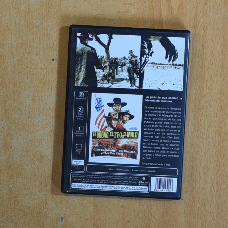 EL BUENO EL FEO Y EL MALO - DVD