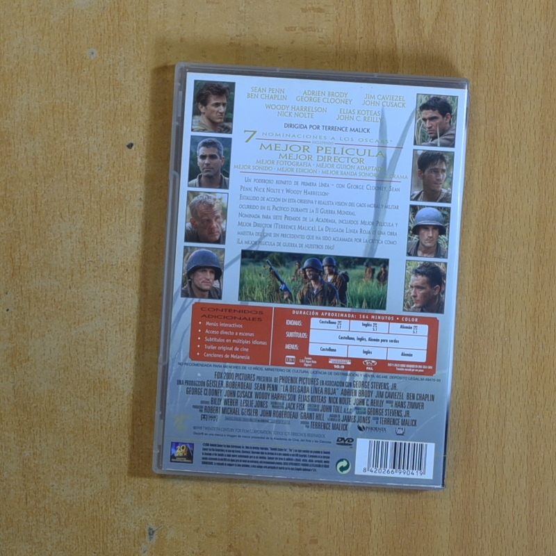 LA DELGADA LINEA ROJA - DVD