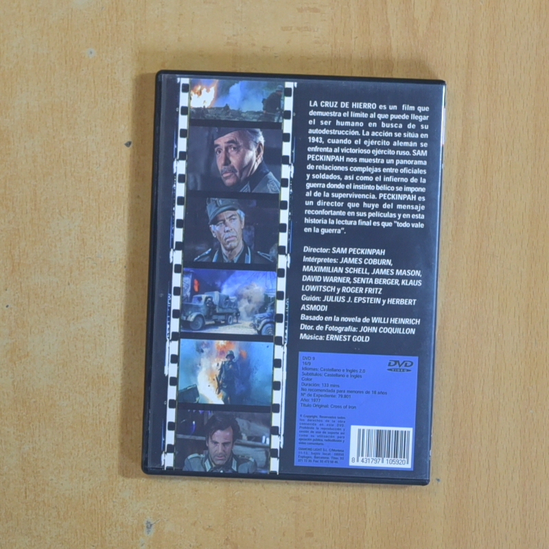 LA CRUZ DE HIERRO - DVD