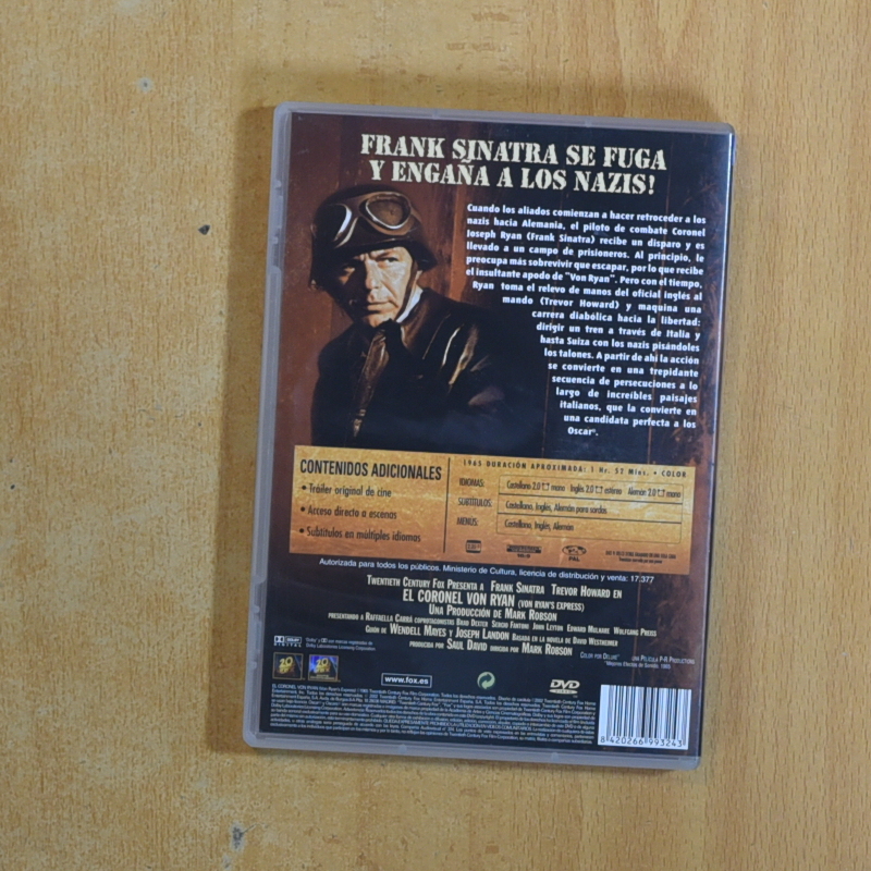 EL CORONEL VON RYAN - DVD