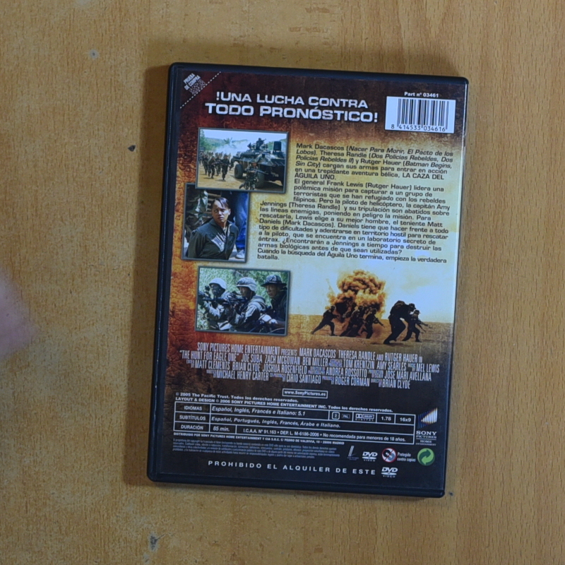 LA CAZA DEL AGUILA UNO - DVD