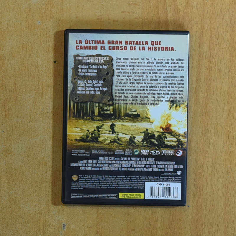 LA BATALLA DE LAS ARDENAS - DVD