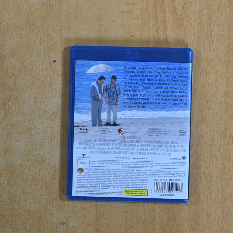 UNA TERAPIA PELIGROSA - BLURAY