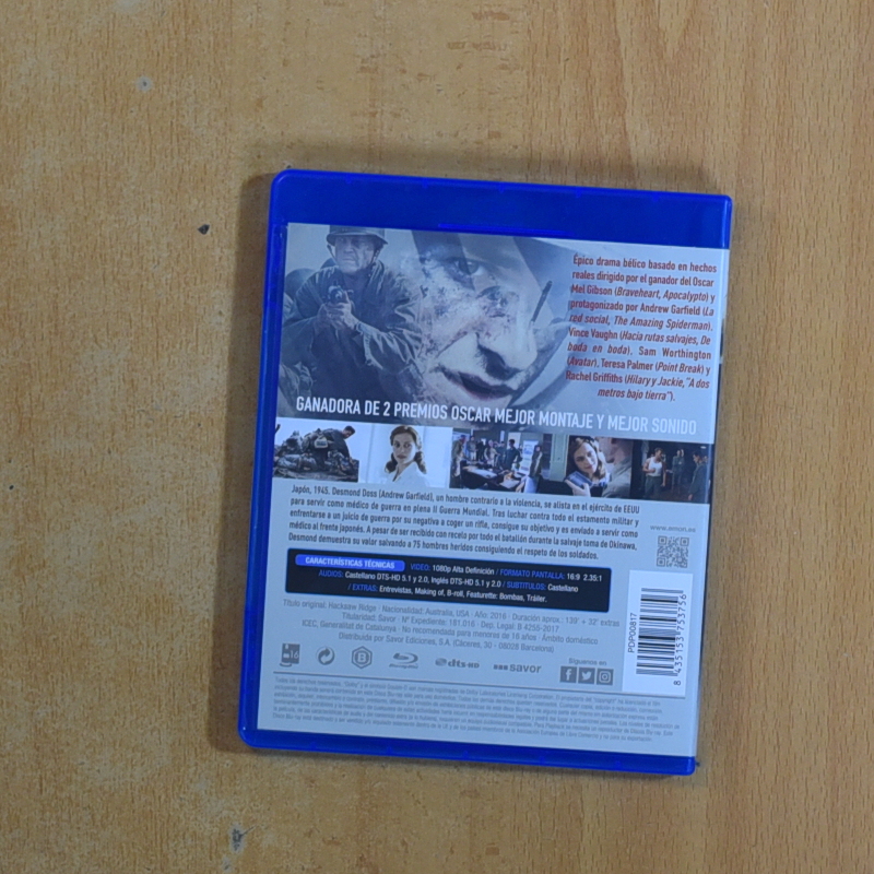 HASTA EL ULTIMO HOMBRE - BLURAY