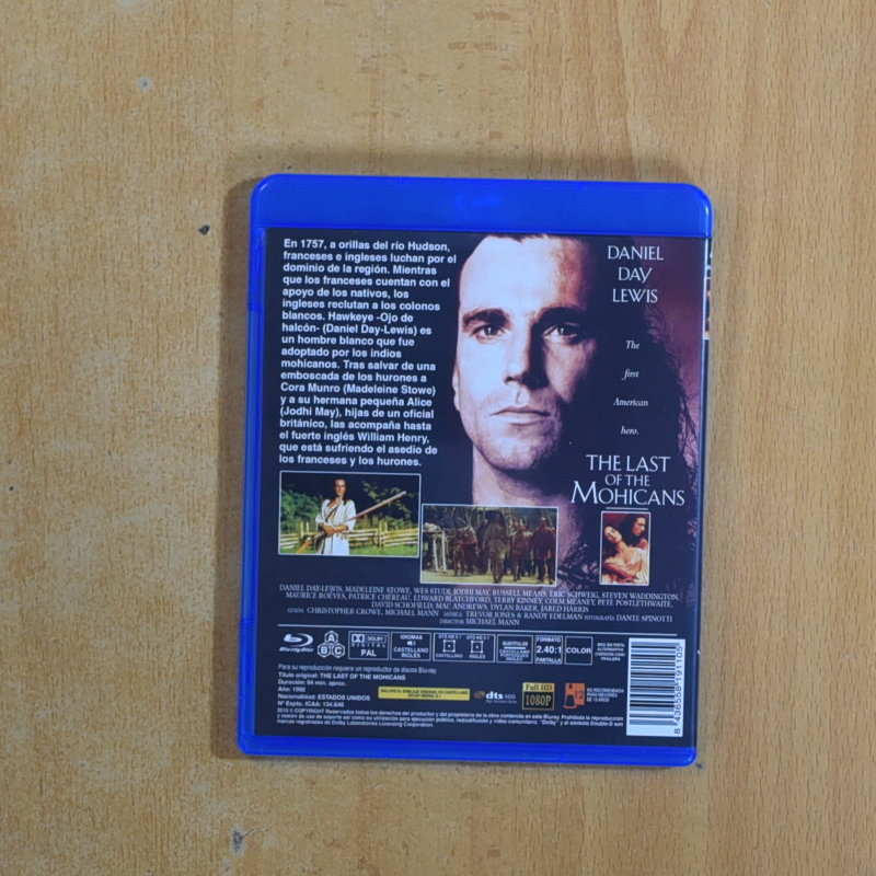 EL ULTIMO MOHICANO - BLURAY
