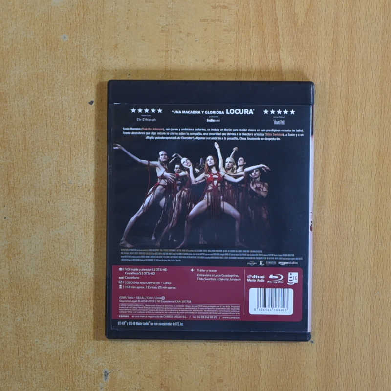 SUSPIRIA - BLURAY