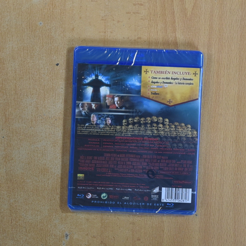 ANGELES Y DEMONIOS - BLURAY