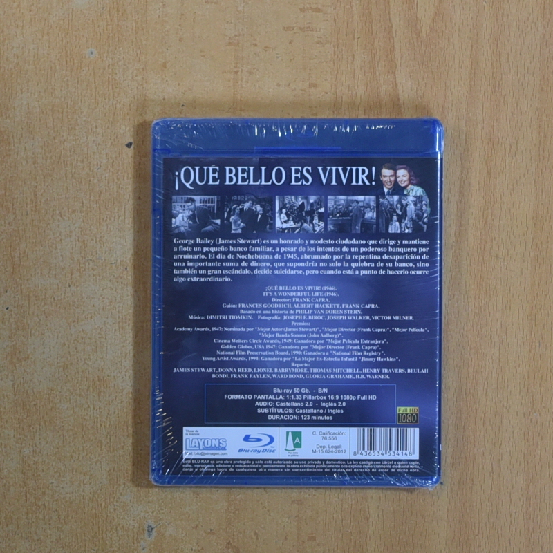 QUE BELLO ES VIVIR - BLURAY