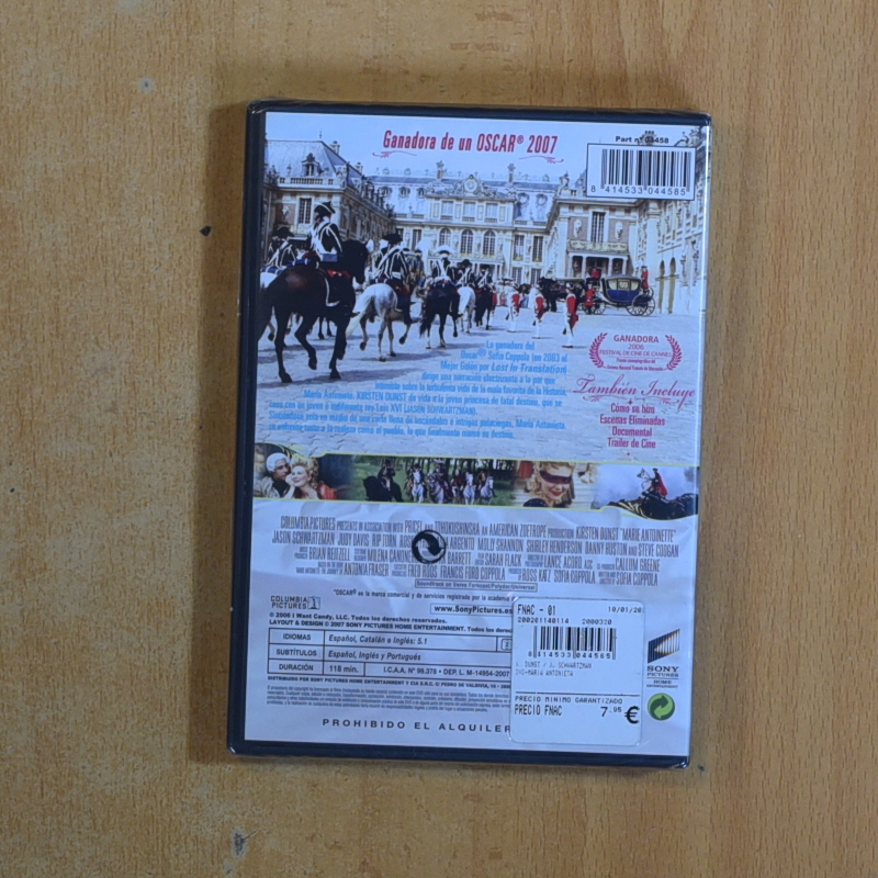 MARIA ANTONIETA - DVD