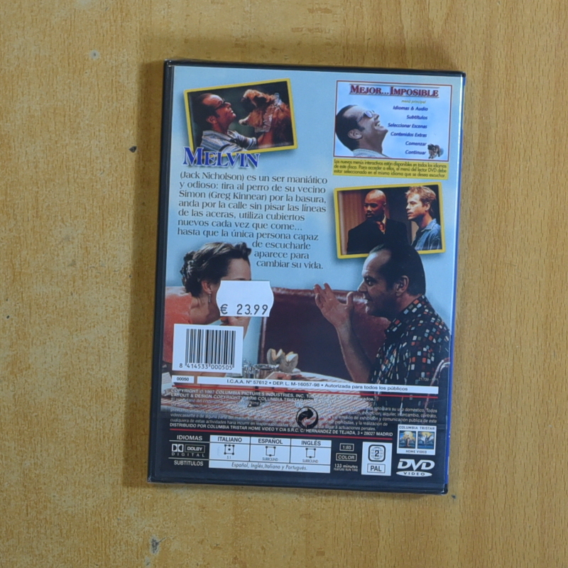 MEJOR IMPOSIBLE - DVD