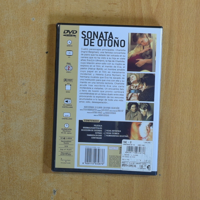 SONATA DE OTOï¿½O - DVD