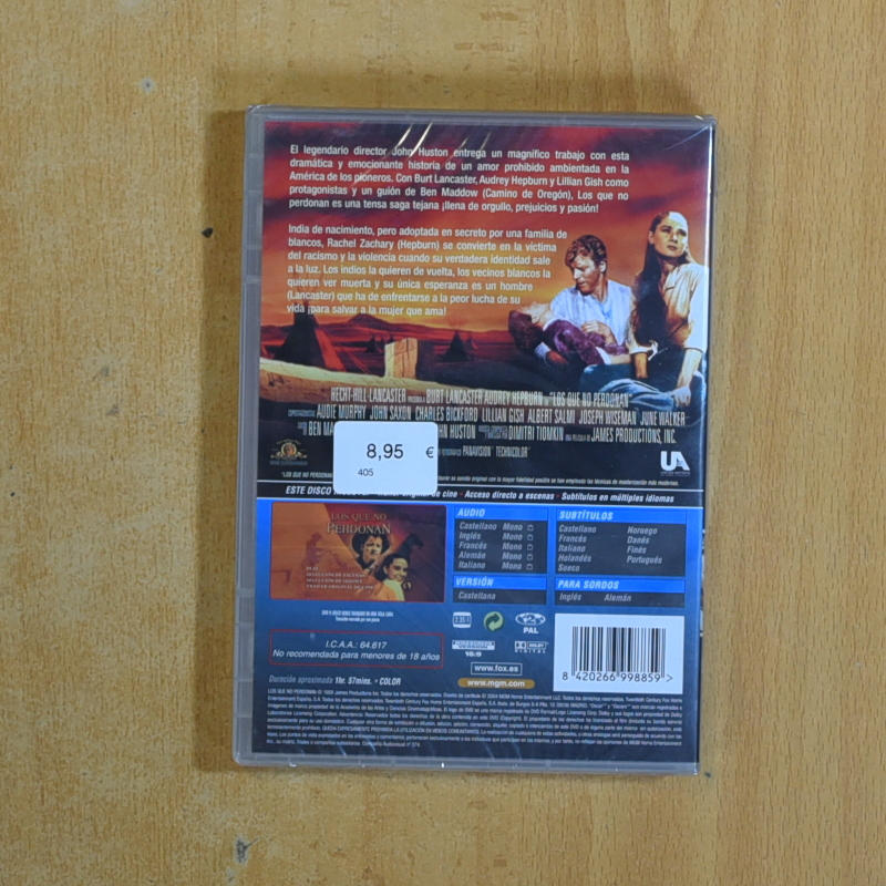 LOS QUE NO PERDONAN - DVD