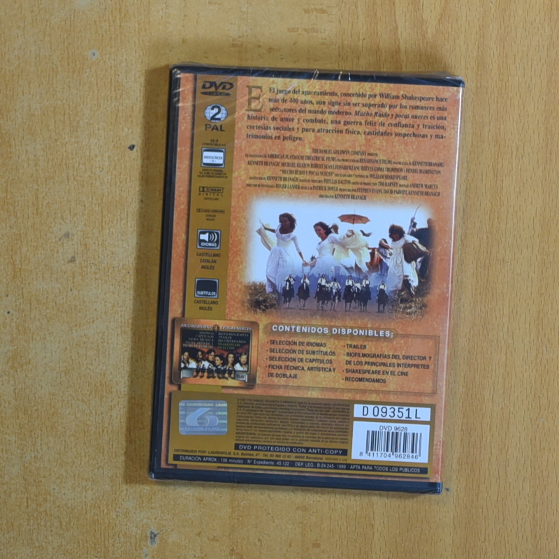 MUCHO RUIDO Y POCAS NUECES - DVD