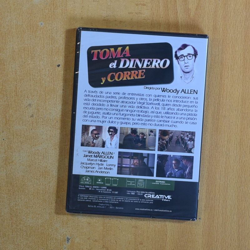 TOMA EL DINERO Y CORRE - DVD