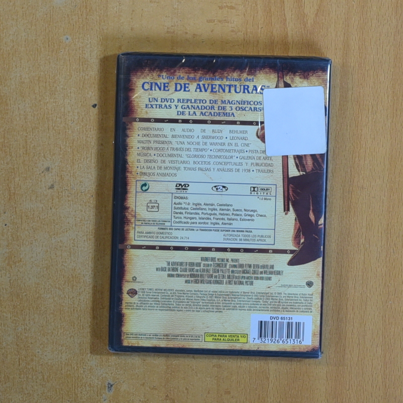 ROBIN DE LOS BOSQUES - DVD