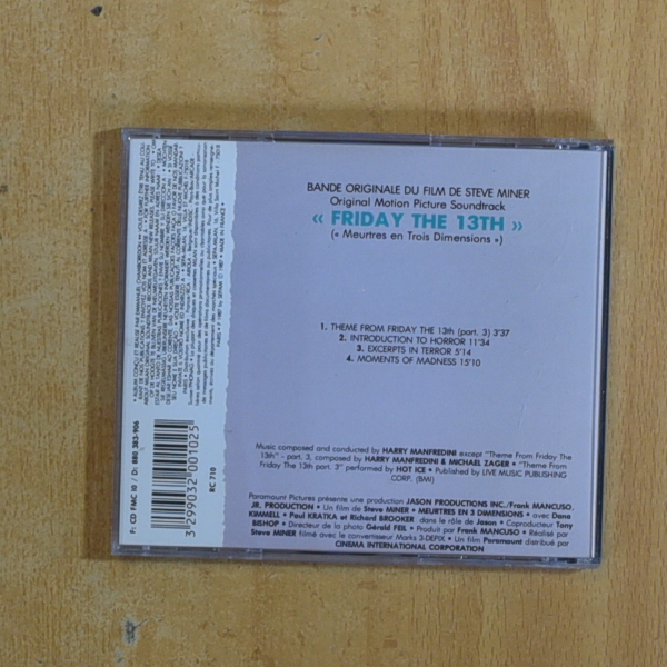 VARIOS - FRIDAY THE 13TH - CD