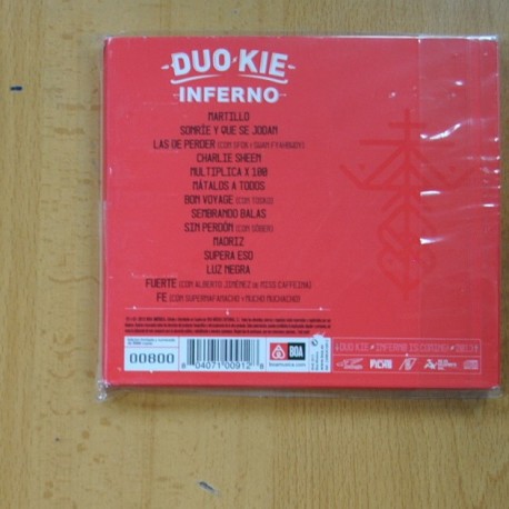 DUO KIE - INFERNO - CD