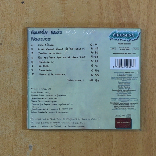 RAMON PAUS - NAUSICA - CD