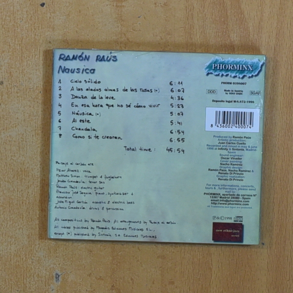 RAMON PAUS - NAUSICA - CD
