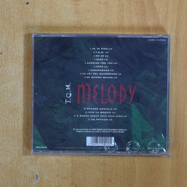 MELODY - TQM - CD