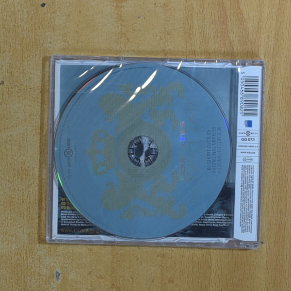 BLANK & JONES FEAT ROBERT SMITH - A FOREST - CD SINGLE