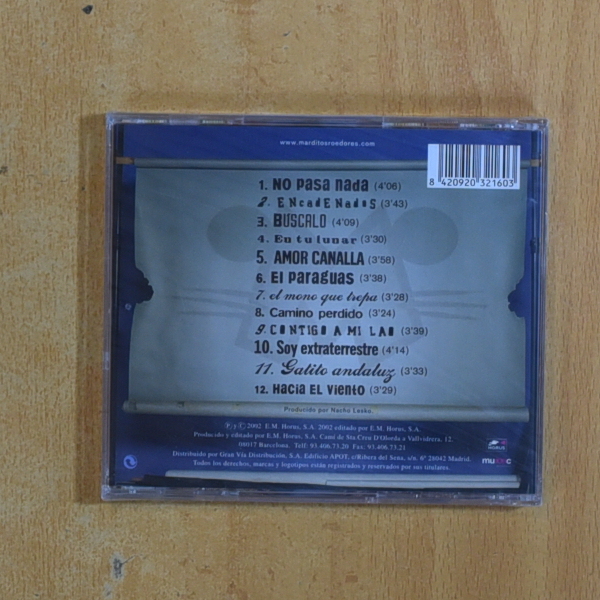 MARDITOS ROEDORES - PERDONEN LAS DISCULPAS - CD