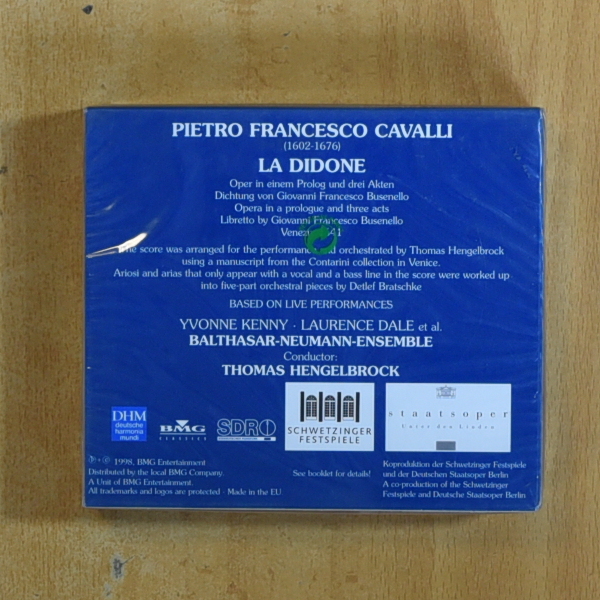 PIETRO FRANCESCO CAVALLI - LA DIDONE - CD