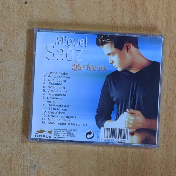 MIGUEL SAEZ - QUE LOCURA - CD