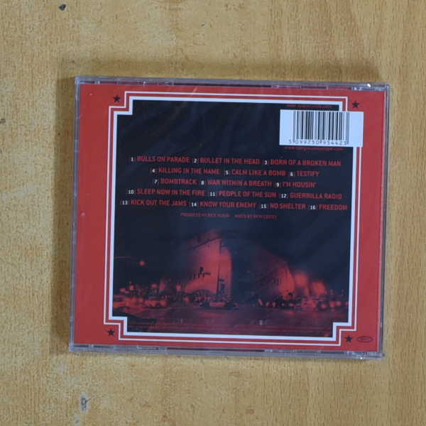 RAGE AGAINST THE MACHINE - LIVE AT THE GRAND OLYMPIC AUDITORIUM - CD