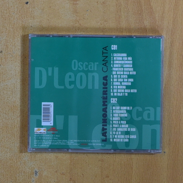 OSCAR DE LEON - LATINOAMERICA CANTA - CD