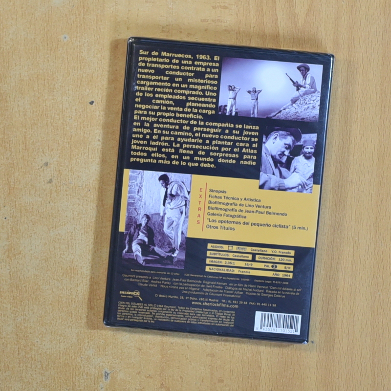 CIEN MIL DOLARES AL SOL - DVD