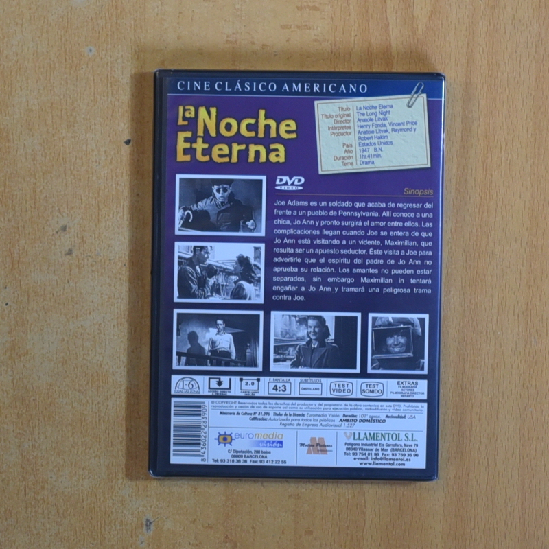 LA NOCHE ETERNA - DVD